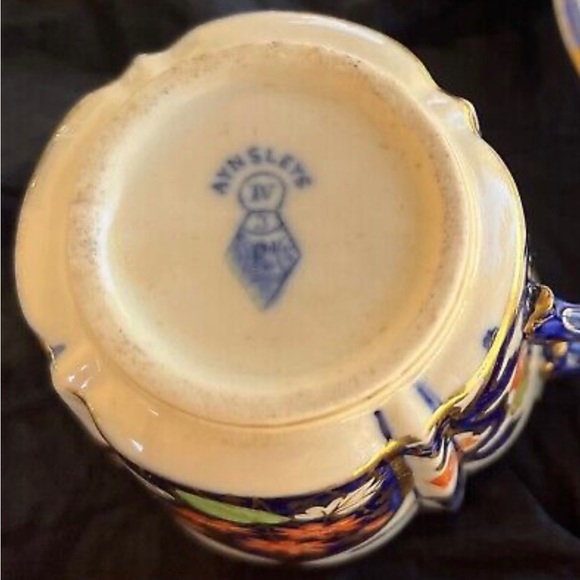 ⚡️SOLD⚡️ Aynsley Antique Porcelain Teacup & Saucer 6085 Rare Coffee Tea - Picture 3 of 4